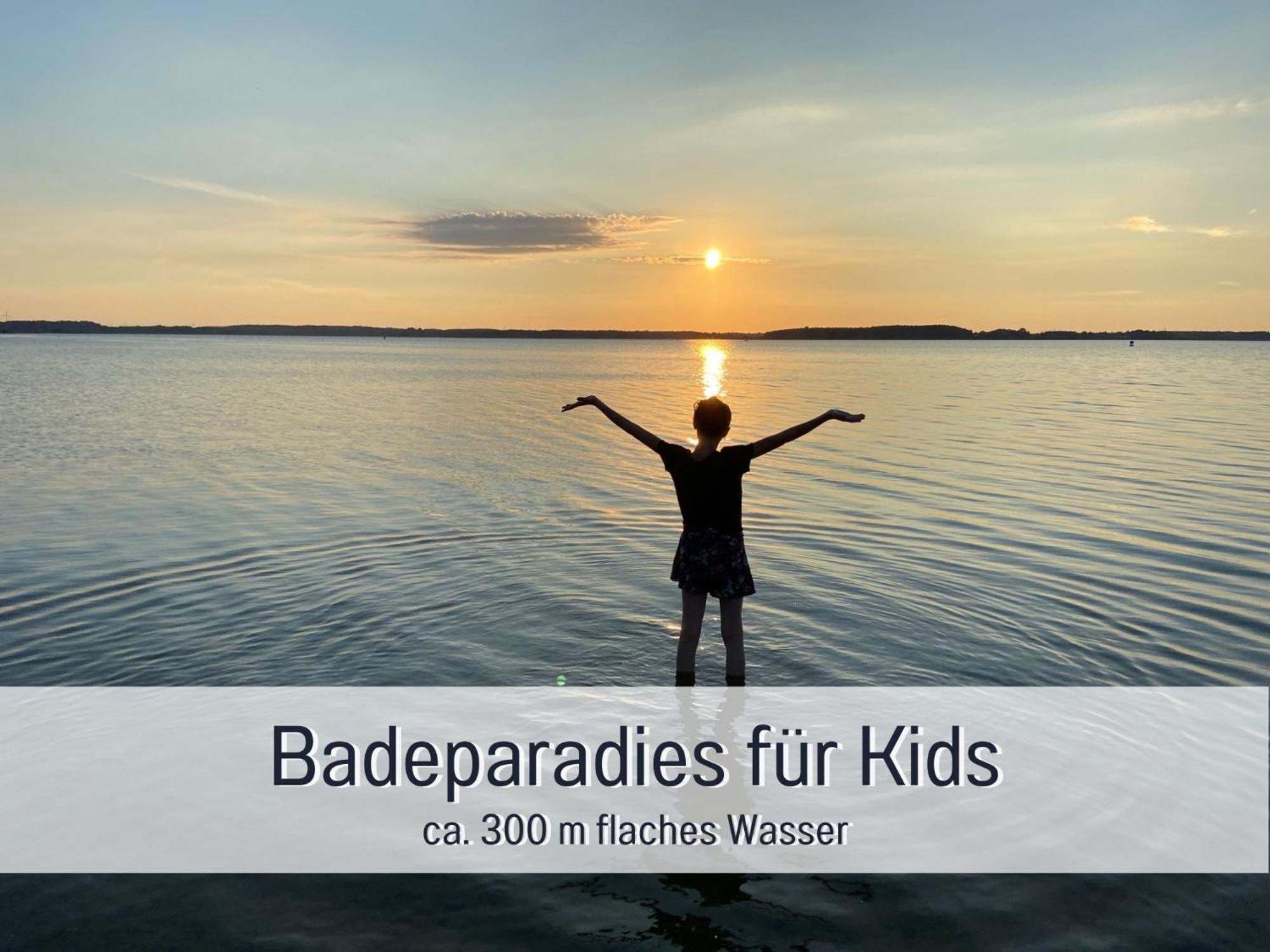 Strandhaus Mathea - Ruhige Lage Direkt Am Fleesensee - Parkplatz, Kamin, Sauna - Familienfreundlich Unter Gohren Luaran gambar