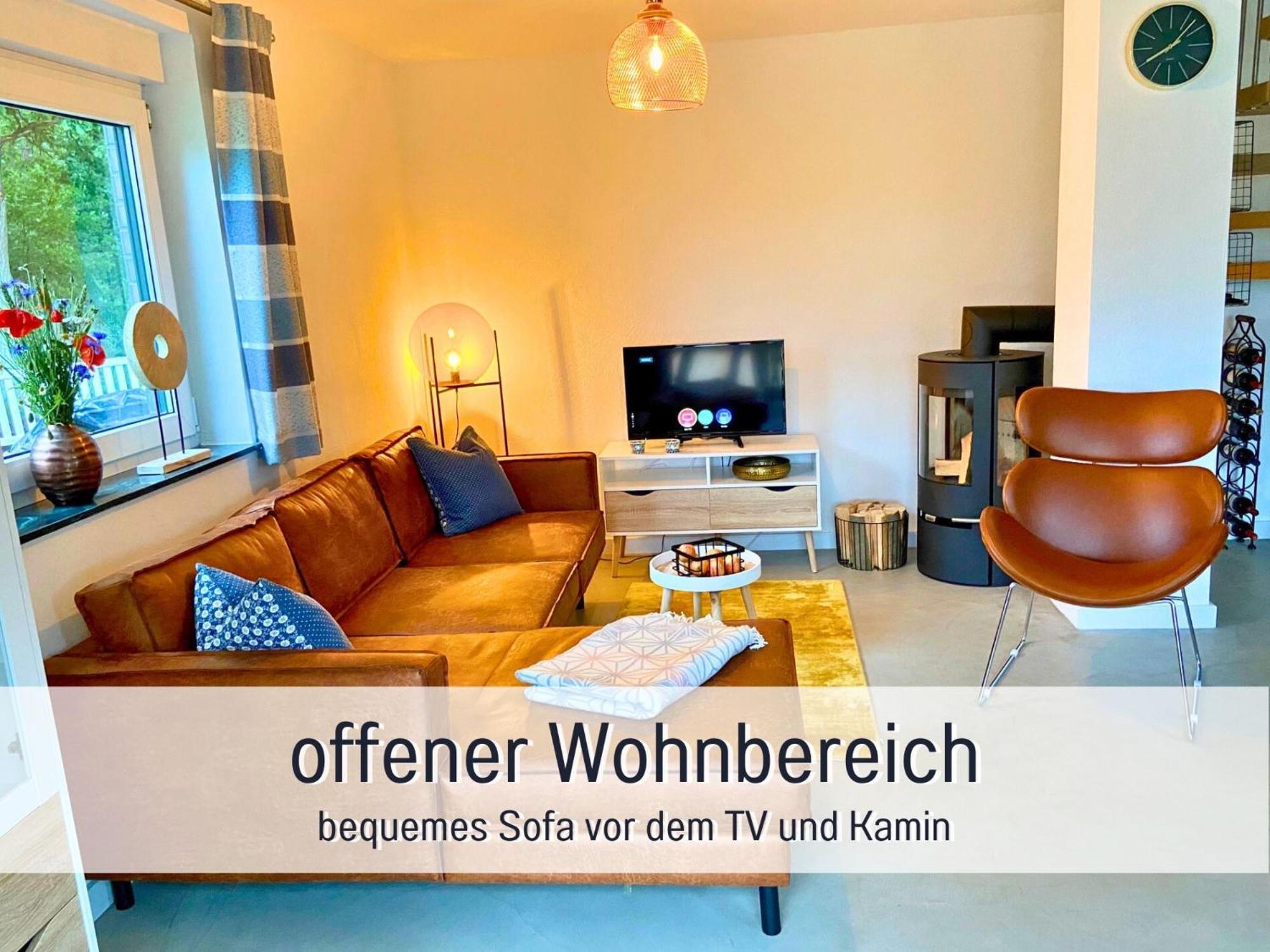 Strandhaus Mathea - Ruhige Lage Direkt Am Fleesensee - Parkplatz, Kamin, Sauna - Familienfreundlich Unter Gohren Luaran gambar